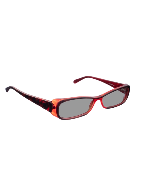 Alexander McQueen ’90s Red Clear Cat-Eye Sunglasses with Black Lenses
