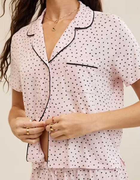 Aerie Real Soft® Short Sleeve Pajama Shirt