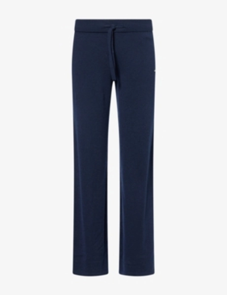 Straight-Leg Knitted Trousers - XS