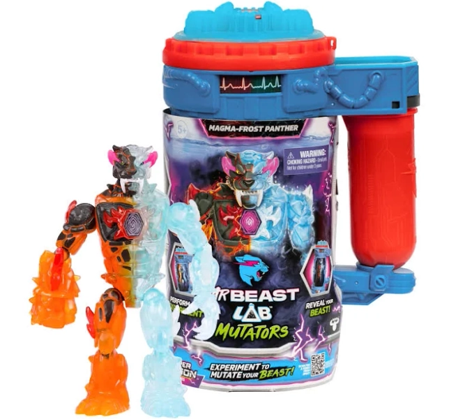 MrBeast Lab Hyper Fusion Series MEGA-FROST Panther Exclusive Action Figure