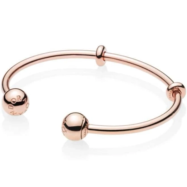 Pandora Rose Open Bangle Charm Bracelet