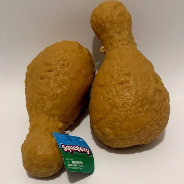 Sunny Days Squeeezy FRIED CHICKEN LEG DRUMSTICK Jumbo Squishy