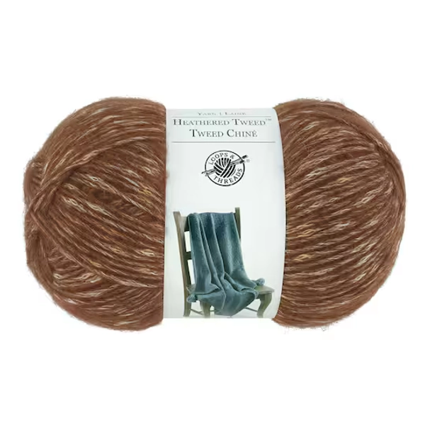 Heathered Tweed™ Yarn by Loops & Threads®
