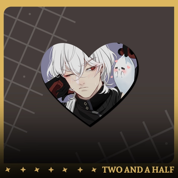 A Date with Death – Casper Heart Badge – Two and a Half Studios