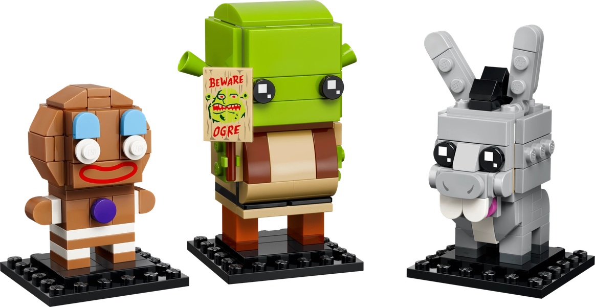 Shrek, Donkey & Gingy Figures