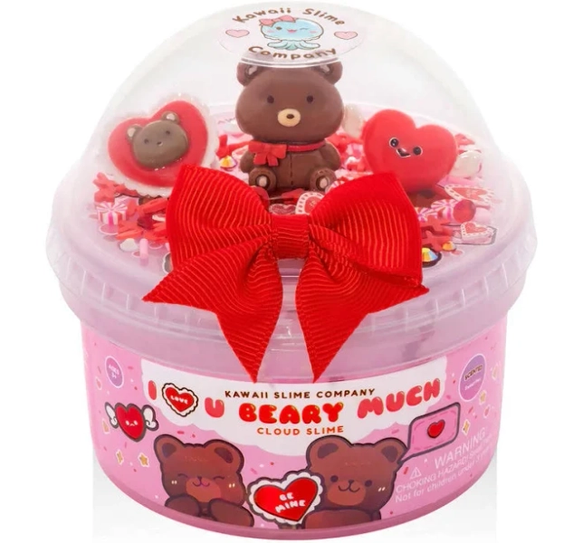 LilTulips I Love You Beary Much Cloud Slime