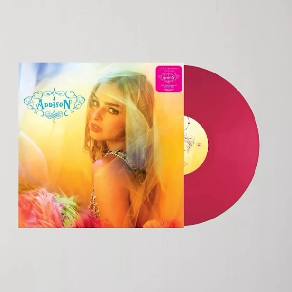 Addison Rae Addison Exclusive Opaque Magenta Vinyl LP
