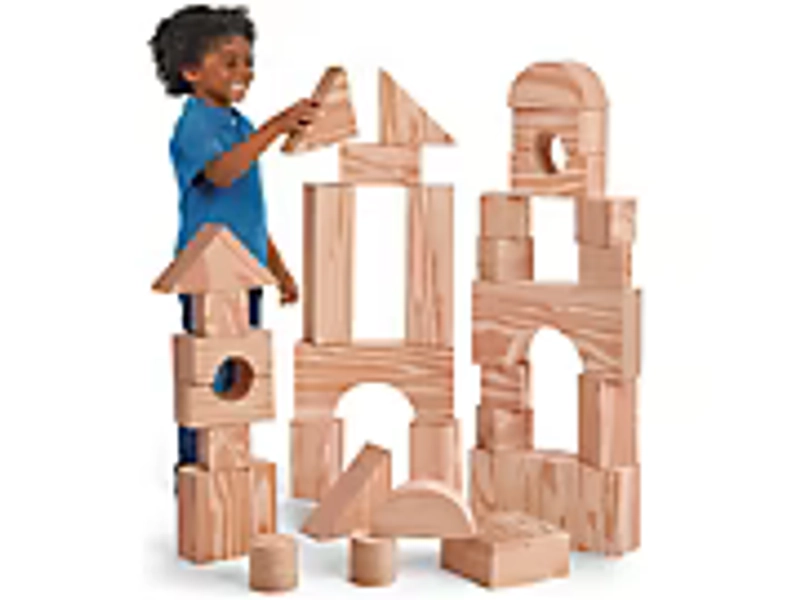 Looks Like Wood! Giant Soft Building Blocks