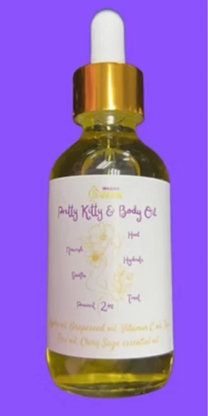 Pretty Kitty & Bamp; Body Oil 2oz