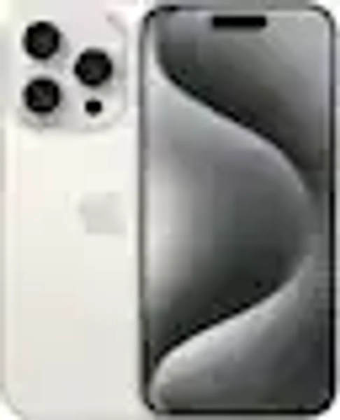 Apple - Pre-Owned Excellent iPhone 15 Pro 5G 256GB - Apple Intelligence - (Unlocked) - White Titanium