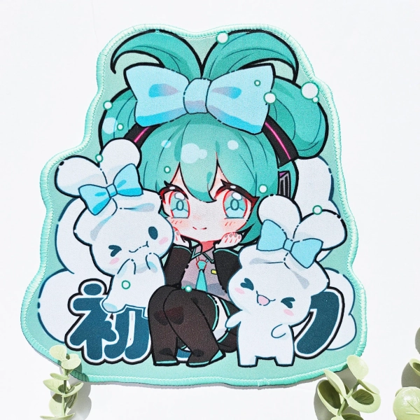 FREE SHIPPING | Cinnamon Roll Hatsune Miku Mouse Pad | Hatsune Miku | Mouse Pad