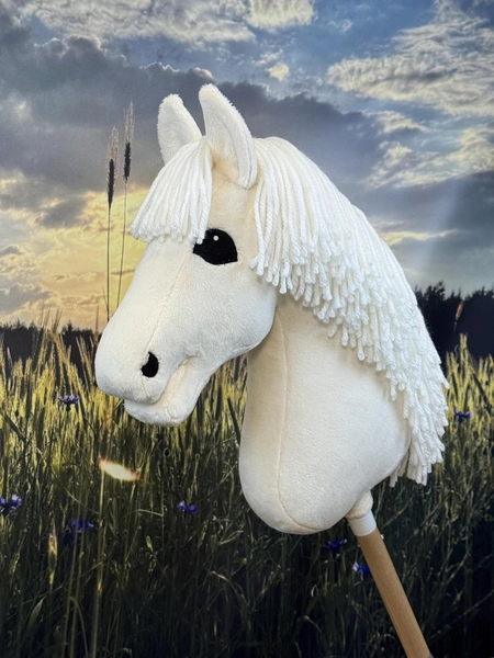 Palomino Hobby Horse Artistic. Detachable Stick, Minky Fur size A4 or A3