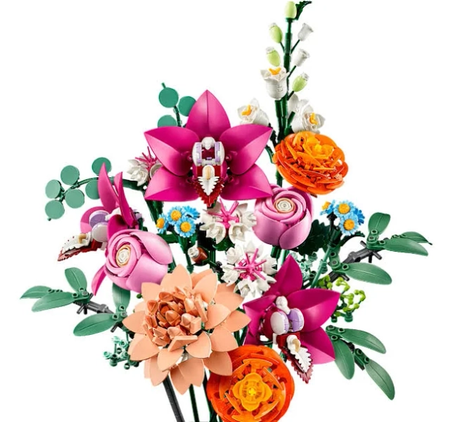 LEGO Botanicals Pretty Pink Flower Bouquet