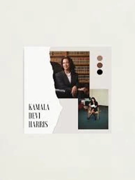 Kamala Harris 90s Lawyer Fashion Spread Photographic Print