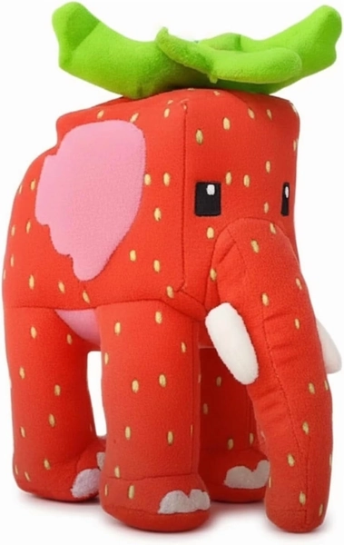 Steal a Brainrot Plush Toy, 9.8 Inch Strawberry Elephant from Steal a Brainrot Stuffed Animal Plushies for Game Fans, Collectible Gift for Kids Boys Girls Adults
