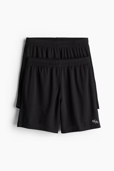 2-Pack Sports Shorts with DryMove™ - Black