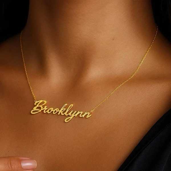 Personalized Dainty Handmade Name Necklace