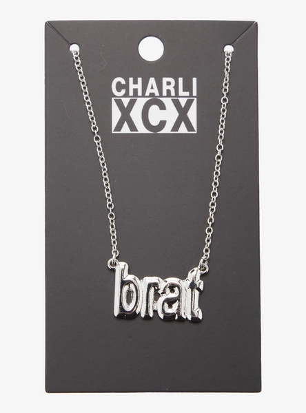 Charli XCX Brat Nameplate Necklace