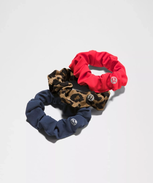 Uplifting Scrunchies 3 Pack *Training - Club Blue/Oxford Red/True Leopard Multi - ONE SIZE