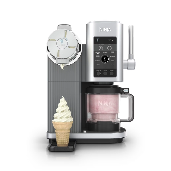 Ninja® CREAMi® Scoop & Swirl™ – Máquina para hacer helados y soft serve 13‑en‑1