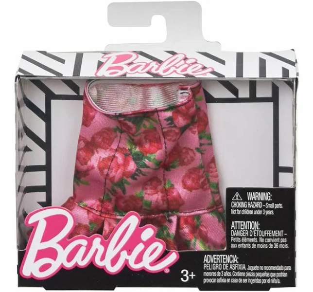 Barbie Doll Bottoms Fashion Pack Floral Ruffle Skirt