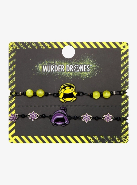 Murder Drones Best Friend Slider Bracelet Set