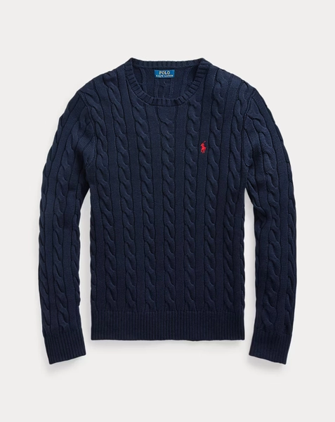 Pull en coton torsadé