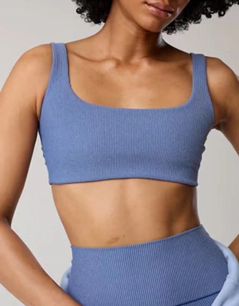 OFFLINE By Aerie Stripe Rib Classic Sports Bra