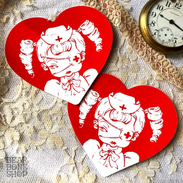 Gothic Nurse | Waterproof Vinyl Sticker