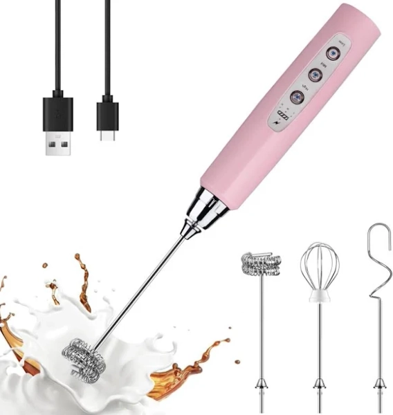 Nahida Pink Milk Frother Wand