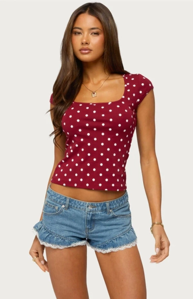 Mookie Polka Dot Top