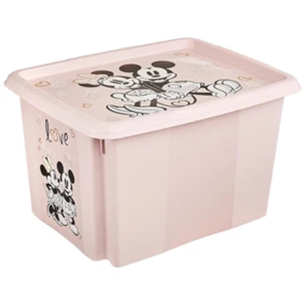 WANT - Disney Minnie Mouse 30L Turn Around Stackable Storage Box