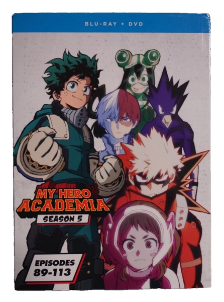 My Hero Academia Season 5 Blu-ray DVD Combo 25 Episodes English Japanese Sealed