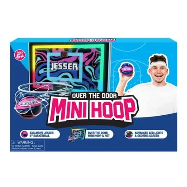 Jesser Hoop Over The Door Mini Basketball Hoop 2 Gameplay Modes Shot Clock or Score