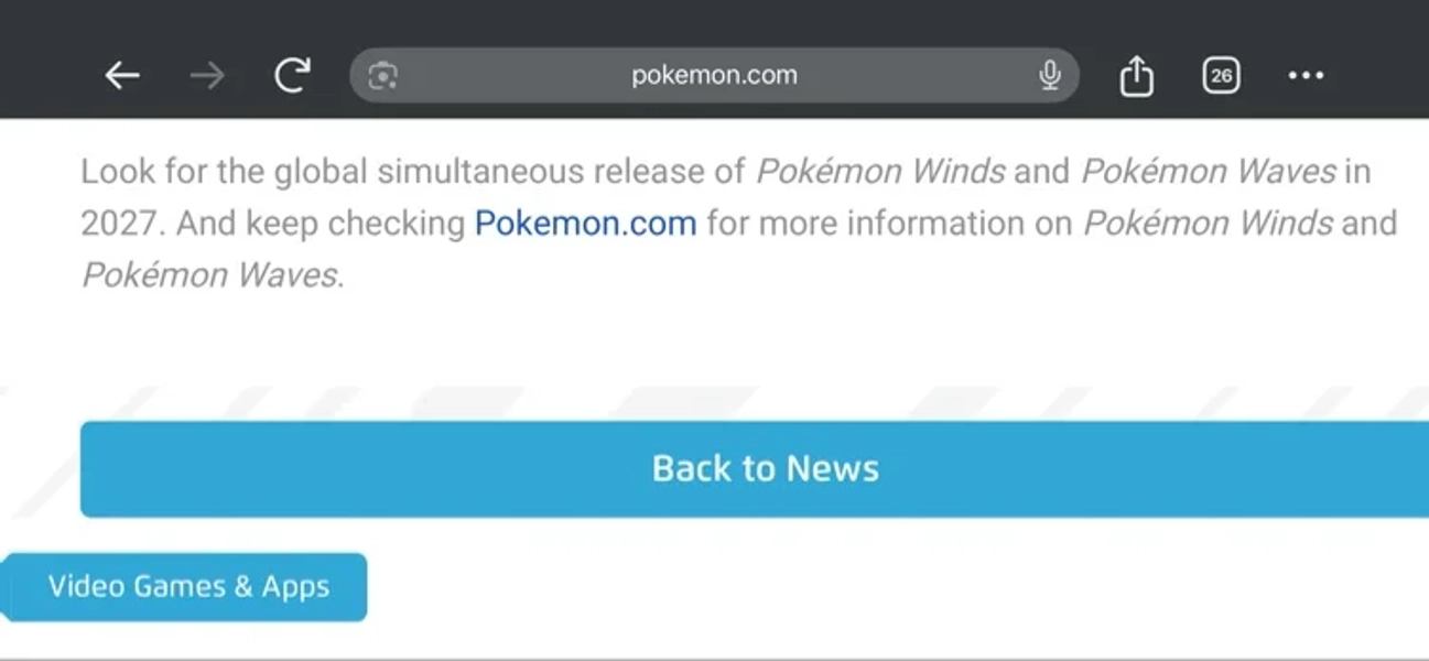 Pokémon winds and waves