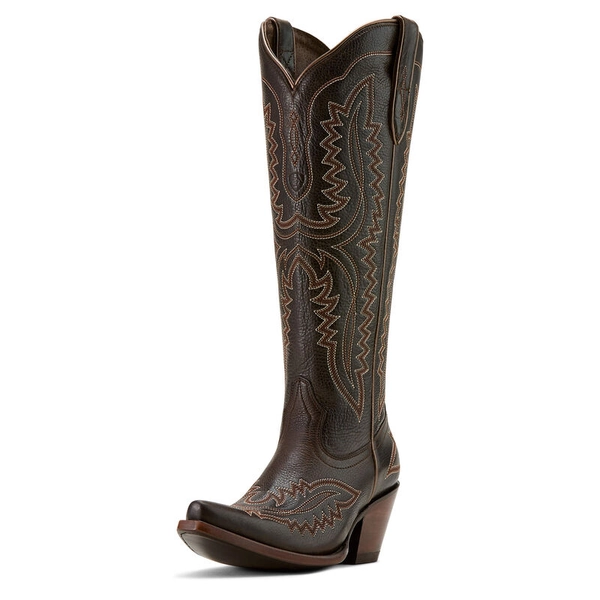 Casanova X Toe Ariat Boot - Rich Chocolate 