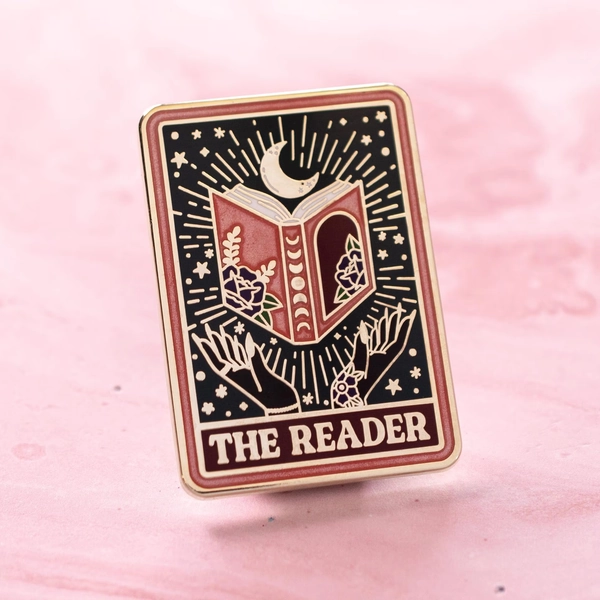 The Reader Pin - Gold Plated