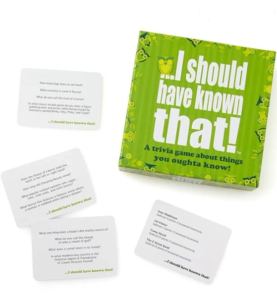 Noble Knight Games I Should Have Known That! Trivia Game