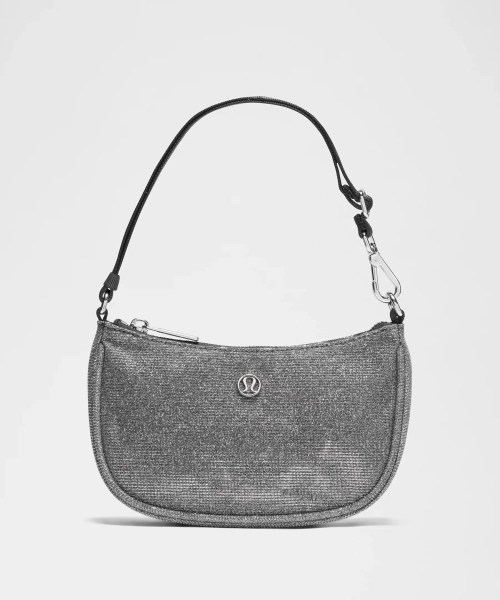 City Essentials Mini Shoulder Bag 1L *Glitter - Dark Silver/Graphite Grey/Silver - ONE SIZE
