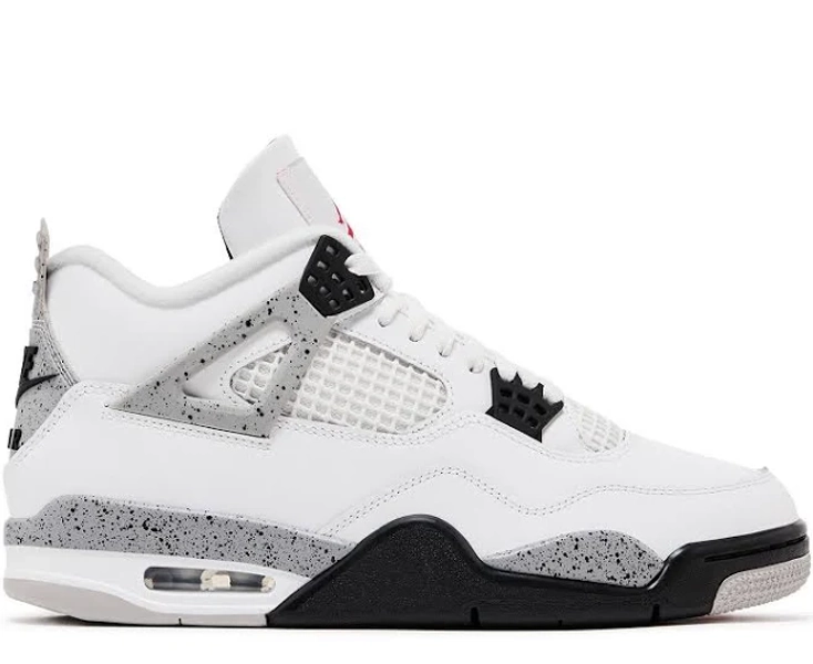 Air Jordan Men's 4 Retro White Cement