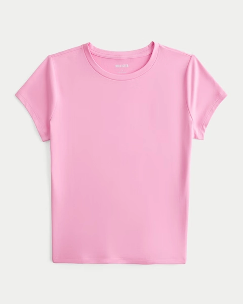 Soft Seamless Fabric Crew Baby Tee