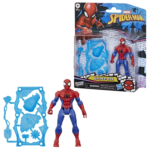Marvel Spider-Man ActionVerse Spider-Man, 4.5-Inch (11.4 CM) Collectible Action Figure, 4+ - Walmart.com