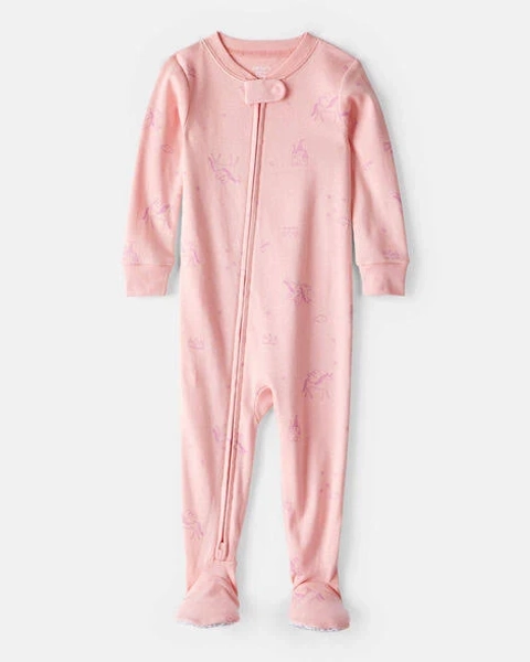 Carter's Toddler Girls Fairy Star Print Long-Sleeve Snug Fit Cotton Pajamas