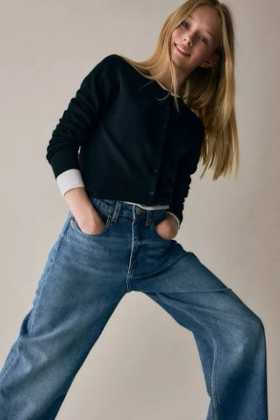H&M Girls Wide Leg Jeans