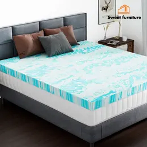Sweet Furniture S -  Mattress Topper Full Gel Memory Foam Mattress Topper