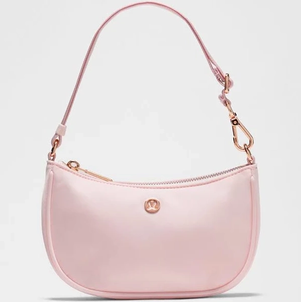 lululemon City Essentials Mini Shoulder Bag 1L - One Size - Pink Pearl/Rose Gold