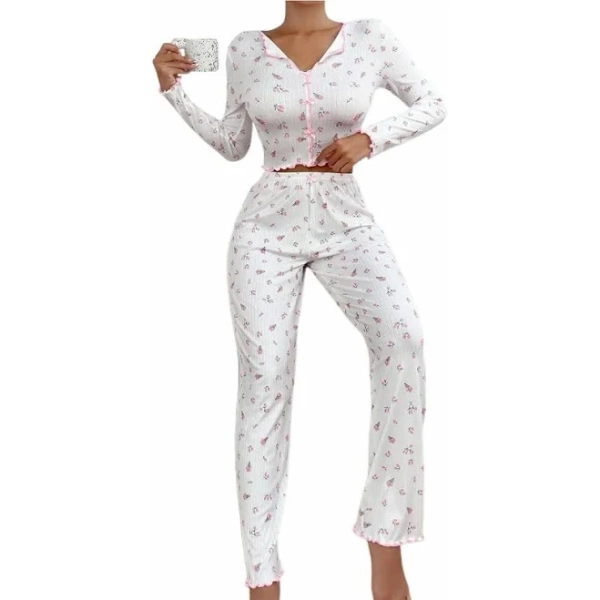 Women's Long Sleeve Pajama Set