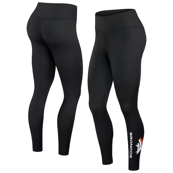 Denver Broncos Fanatics Women's Wordmark Stacked Leggings - Black