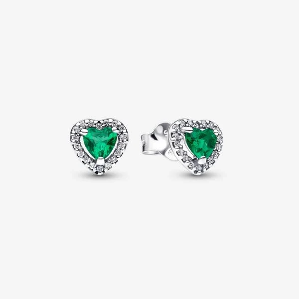 Pandora Elevated Heart Stud Earrings