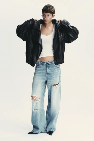 BLOUSON EN MATIÈRE SYNTHÈTIQUE
